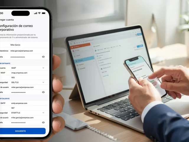 ¿Cómo configurar un correo corporativo en mi celular?